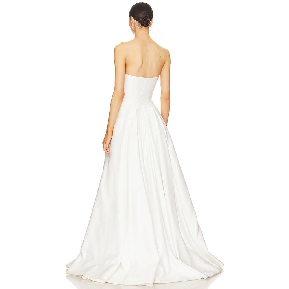 SAU LEE Barbara Gown in White - Picture 3 of 16